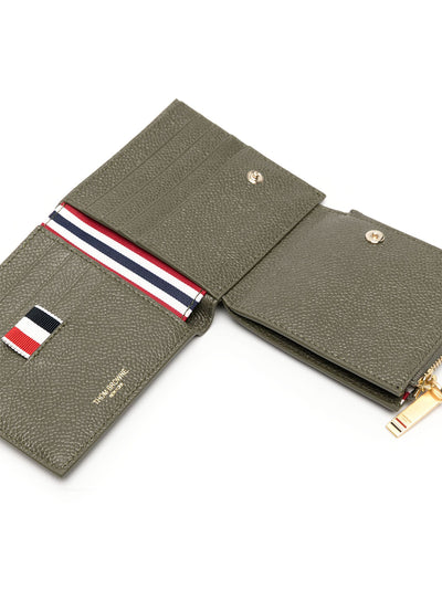 Bi-fold Leather Wallet (Dark Green)