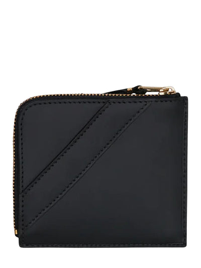 Big Bow Zip Around Wallet (Black)