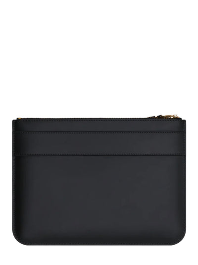 Big Bow Zip Pouch (Black)