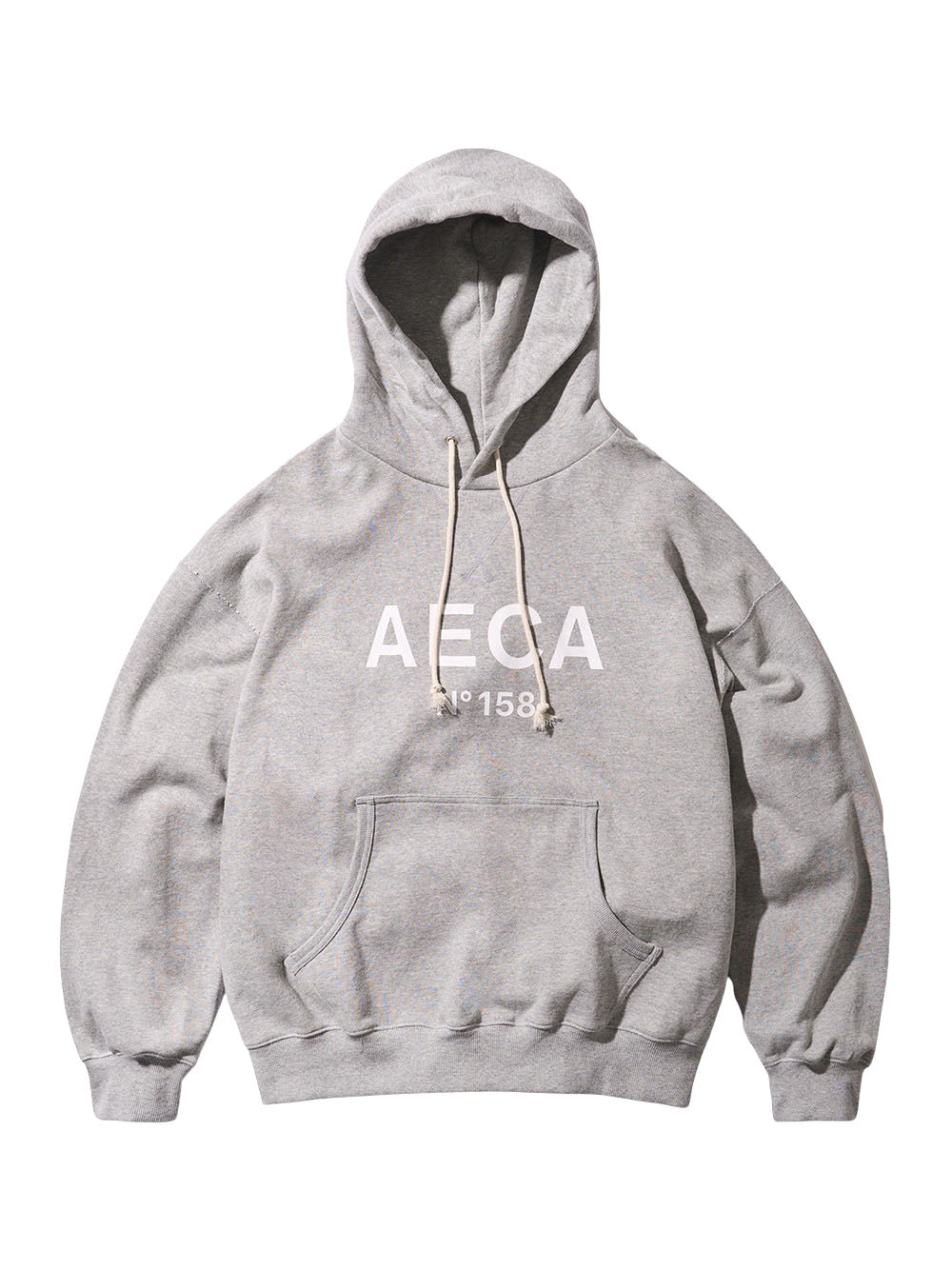 Big Logo Pullover Hoodie (Grey/White)