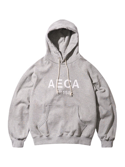 Big Logo Pullover Hoodie (Grey/White)