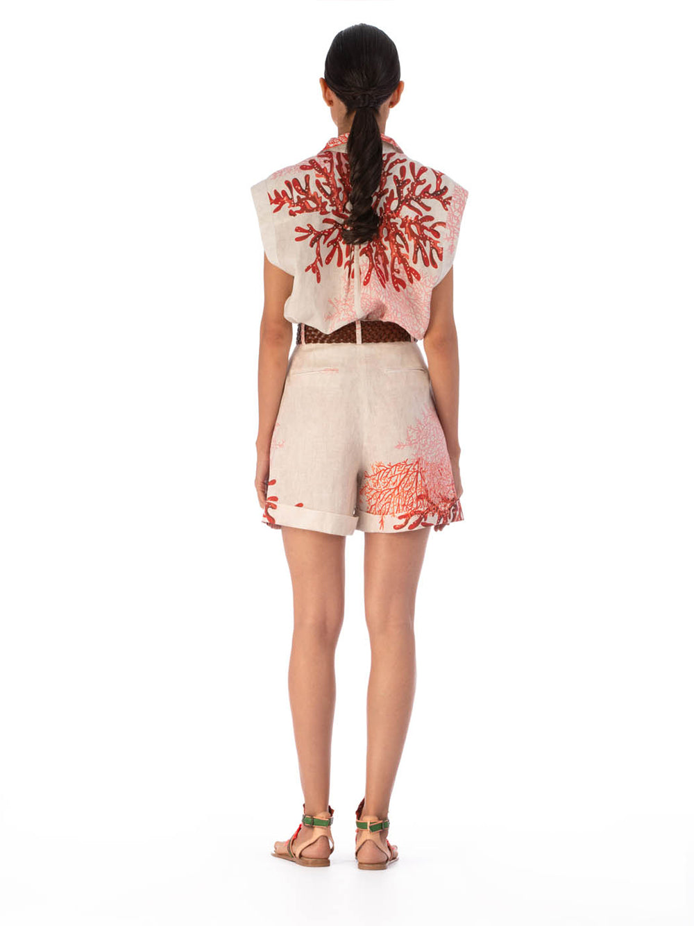 Bimba Bermuda Shorts (Multi Coral)