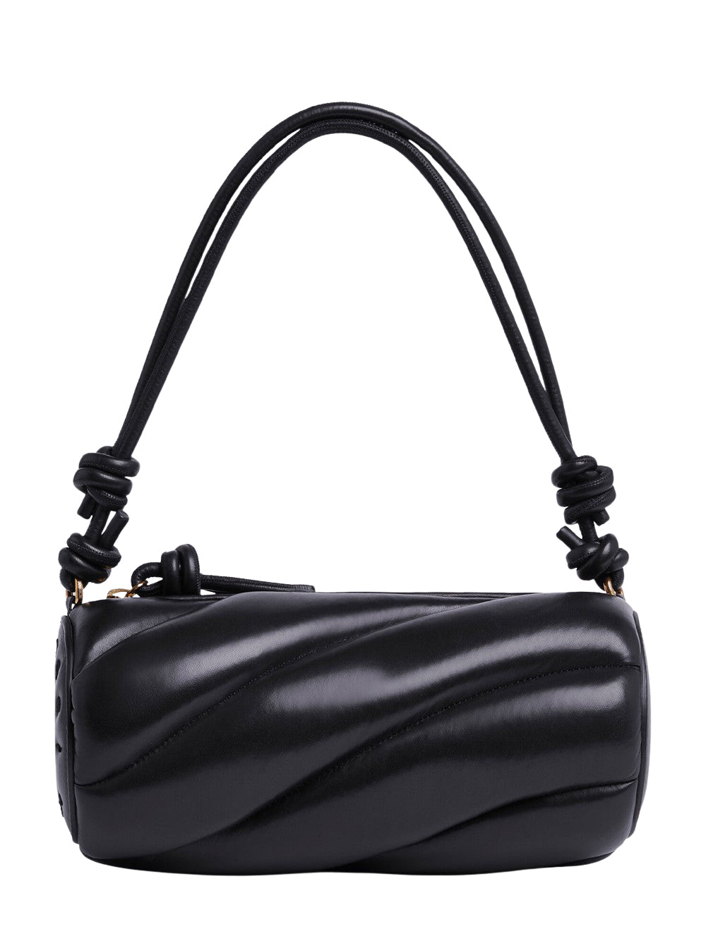 Black Leather Mella Bag (Black)