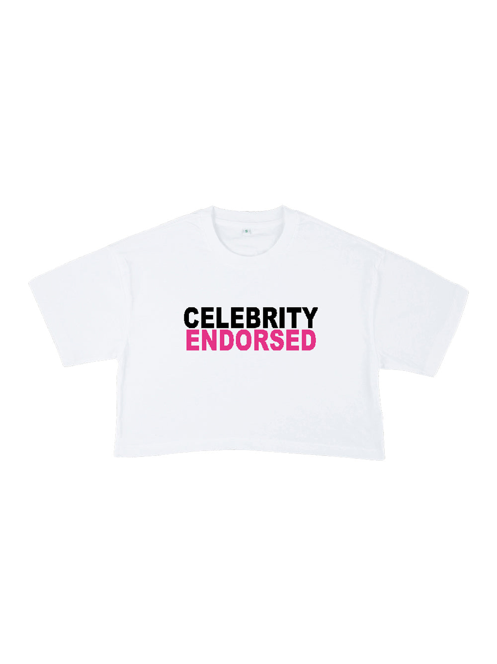Celebrity Endorsed Crop T-Shirt (White)