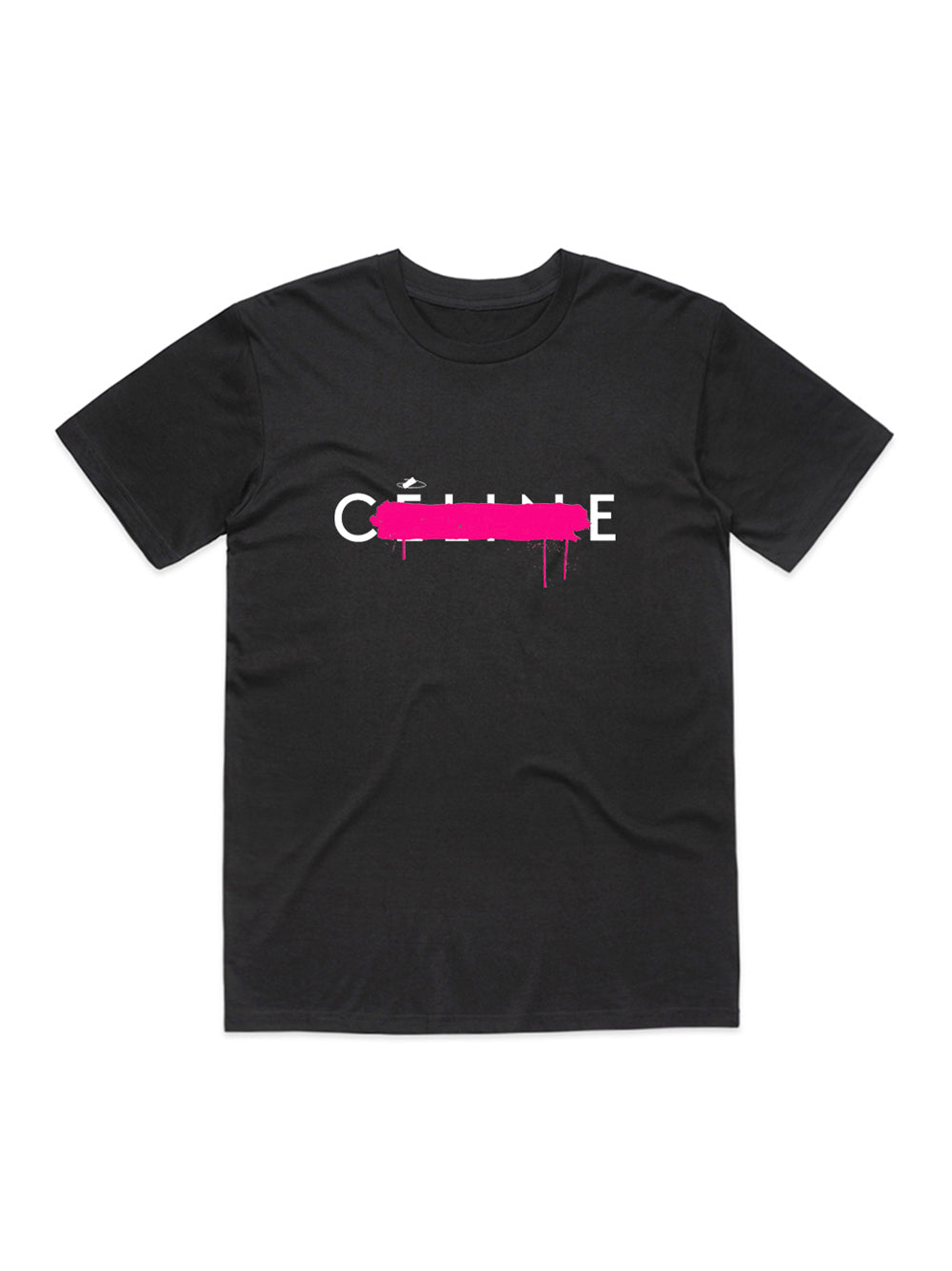 Celine Cross Unisex T-Shirts (Black)