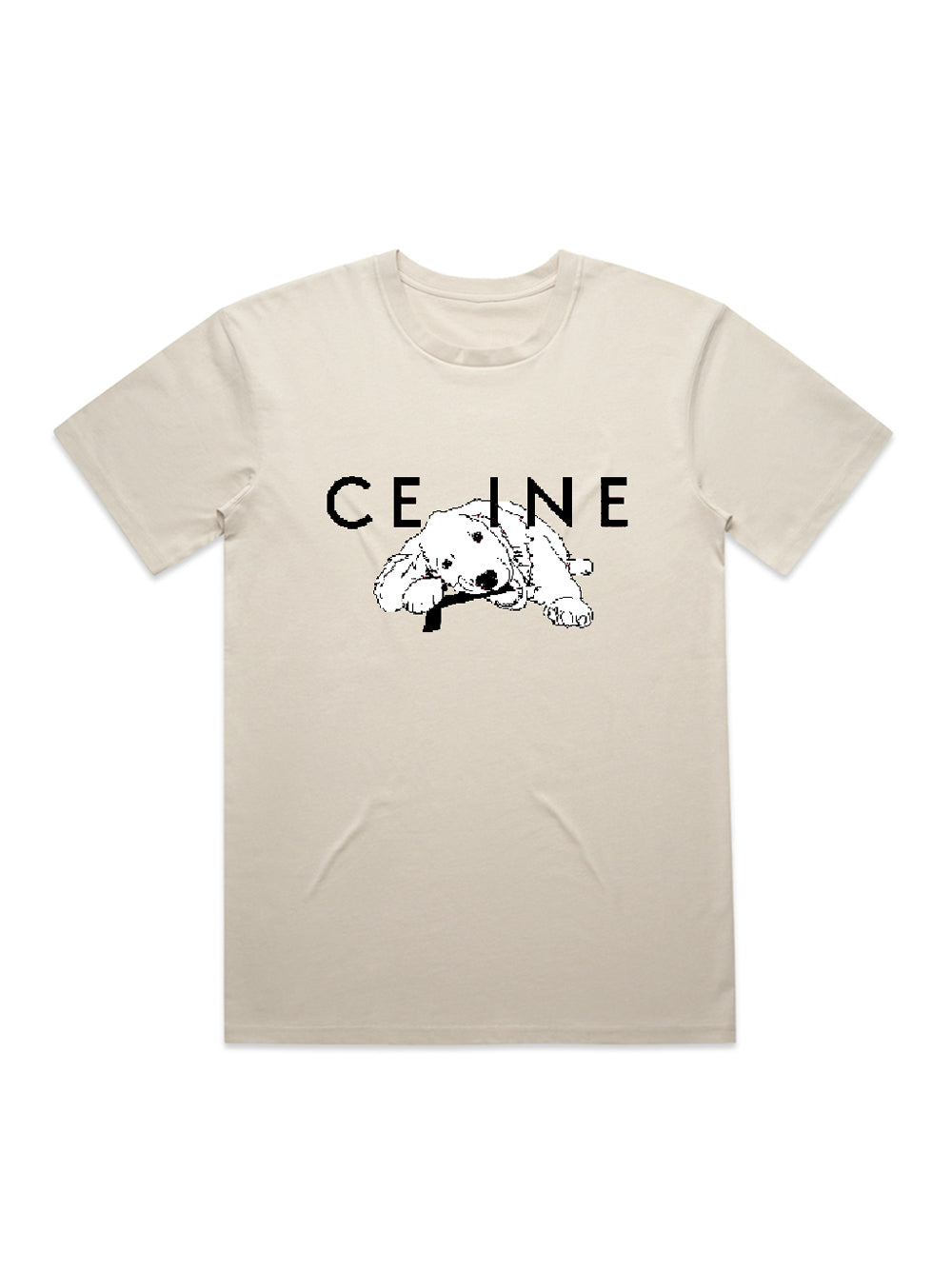 Celine Puppy Chew T-Shirts (Bone)