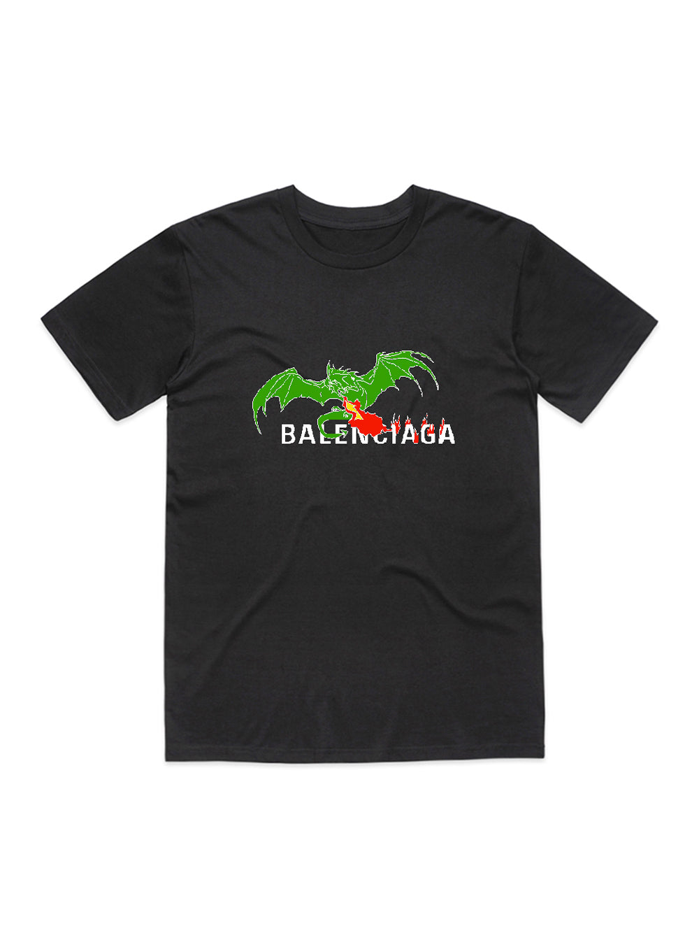 Dragon Balenciaga T-Shirt (Black)