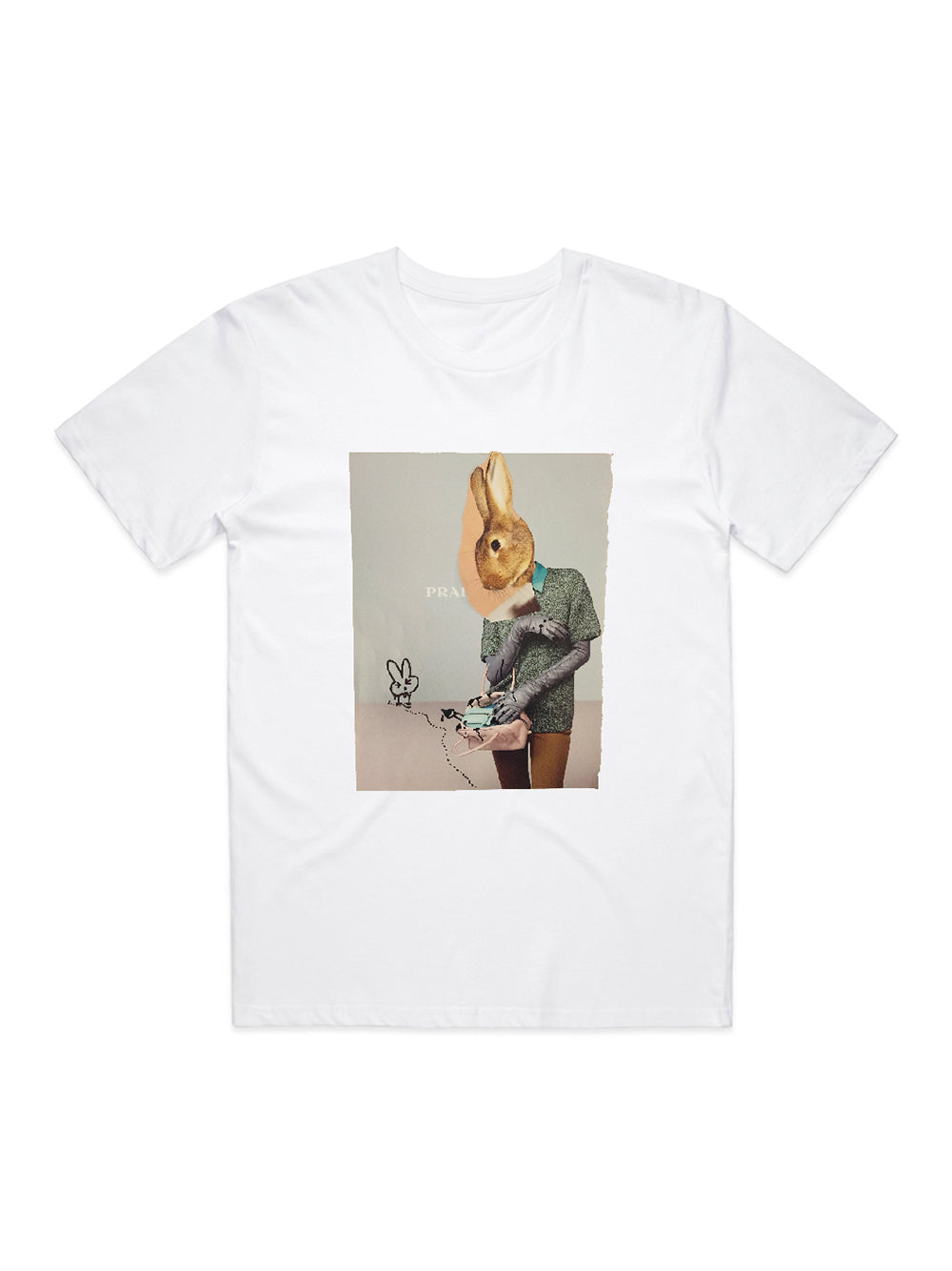 Graffiti Bunny T-Shirts (White)