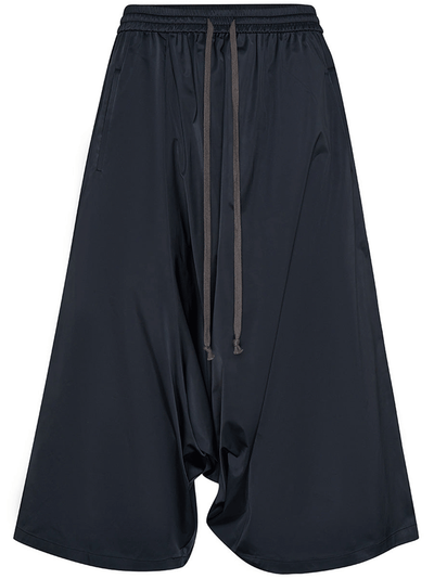 Drop Crotch Cropped Pant (Black)