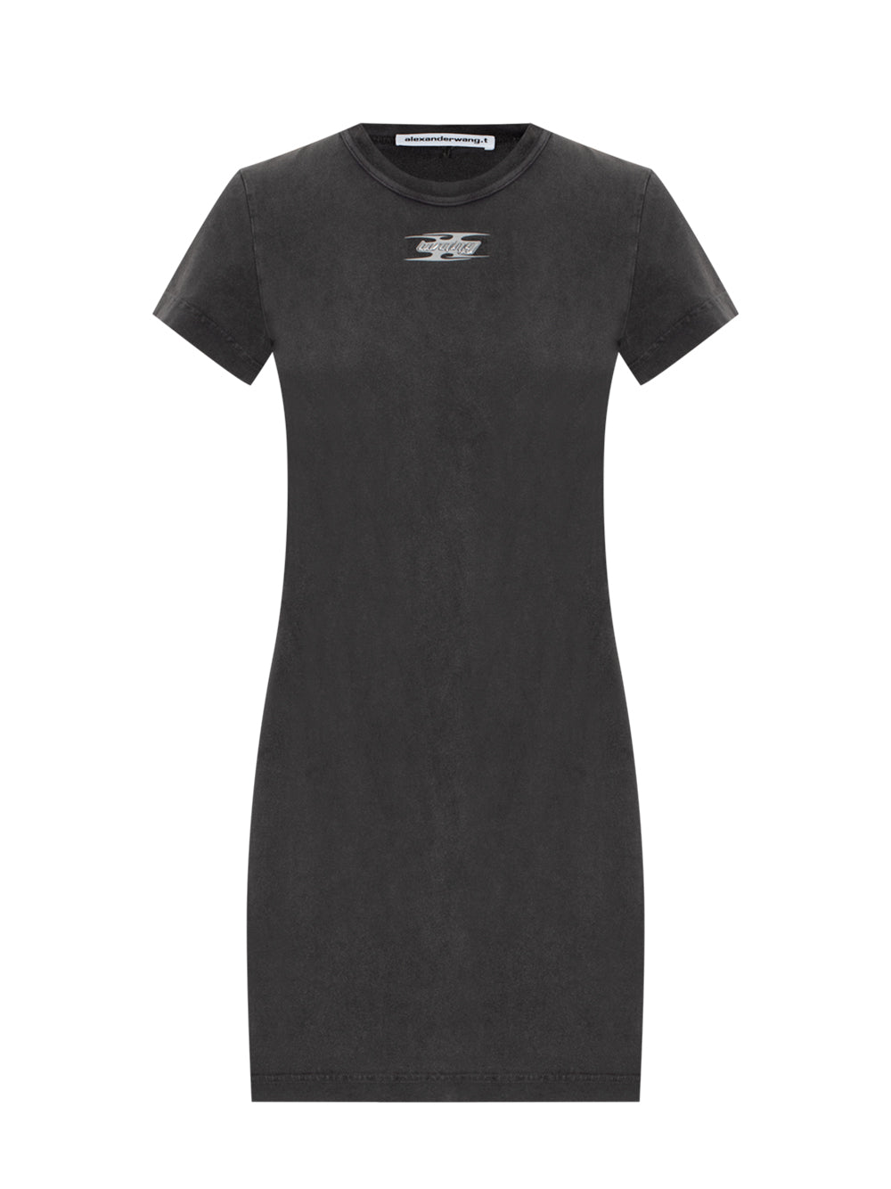 Blade Logo-Embossed Minidress (Washed Cedar)