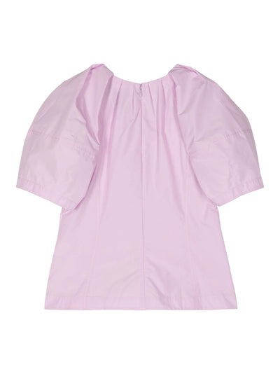 Bloom Sleeve Scoop Neck Top (Wisteria)