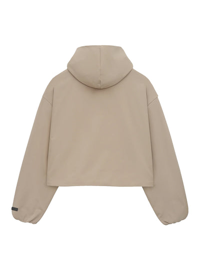 Bonded Nylon Hooded Anorak (Desert Sand)