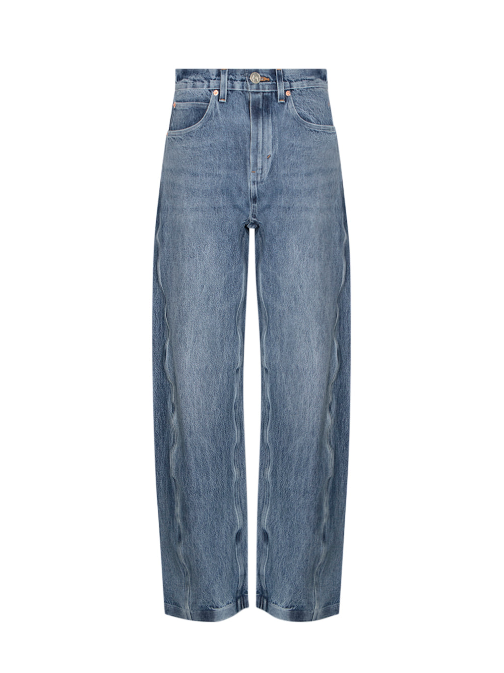 Bonded Seams Balloon Jean Vintage (Vintage Medium Indigo)