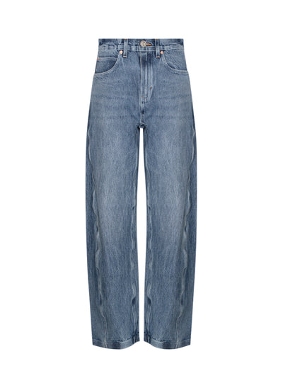 Bonded Seams Balloon Jean Vintage (Vintage Medium Indigo)