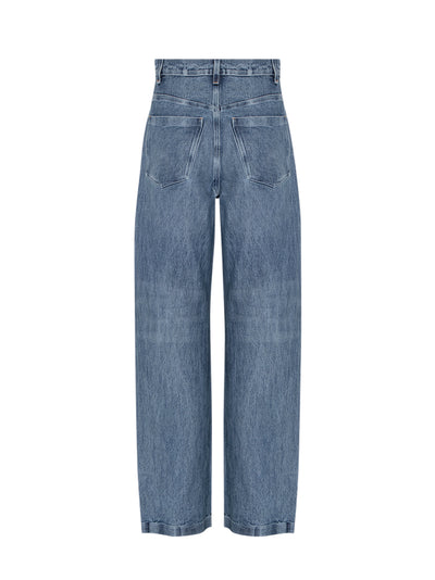 Bonded Seams Balloon Jean Vintage (Vintage Medium Indigo)