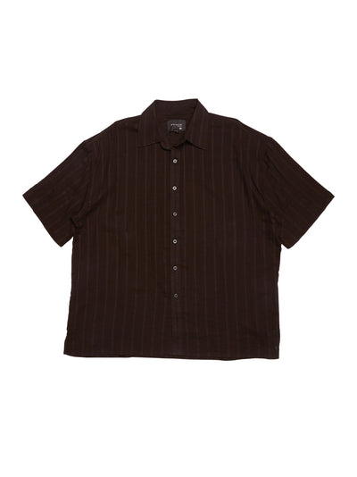 Boxy SS Shirt (Sheer Black)