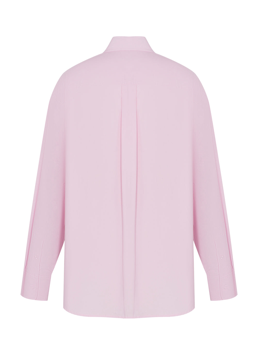 Boyfriend Shirt With Logo Flag Tag (Light Pink)