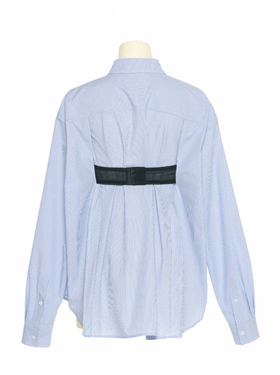 Bra Detail Shirt (Blue)