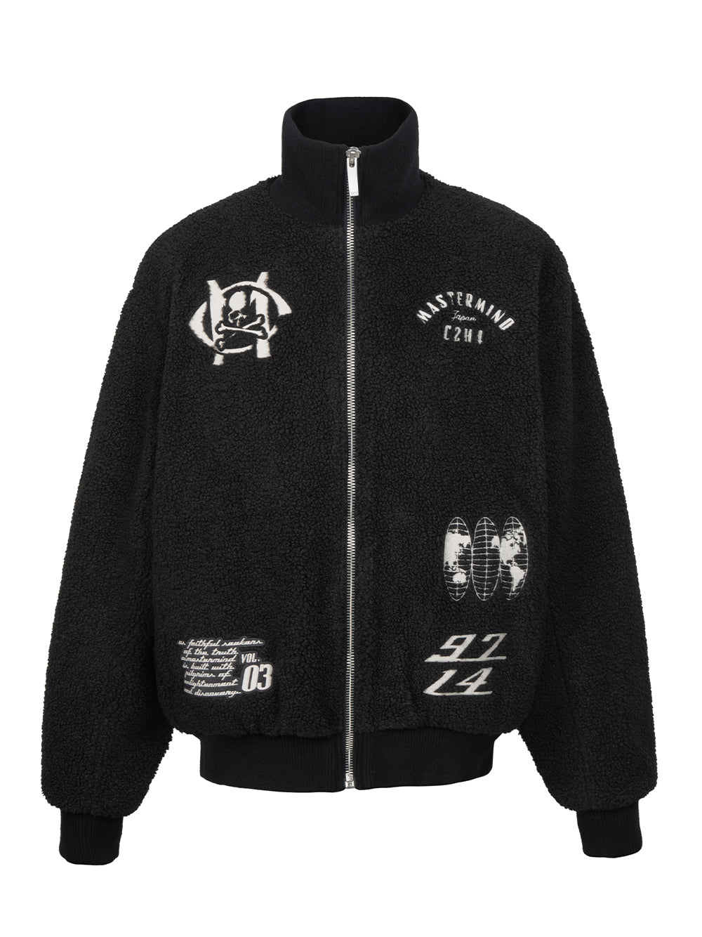 C2h4xmmj Fleece Jacket Fuzzy Black