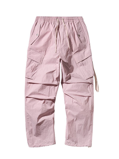 AECA Cargo Parachute Pants (Pink)