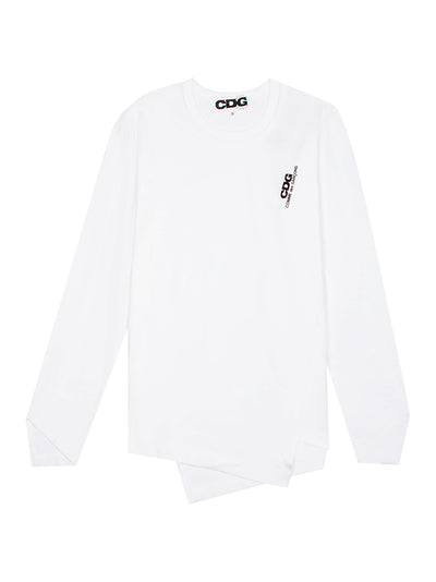 Bias Logo Longsleeve T-Shirt (White)