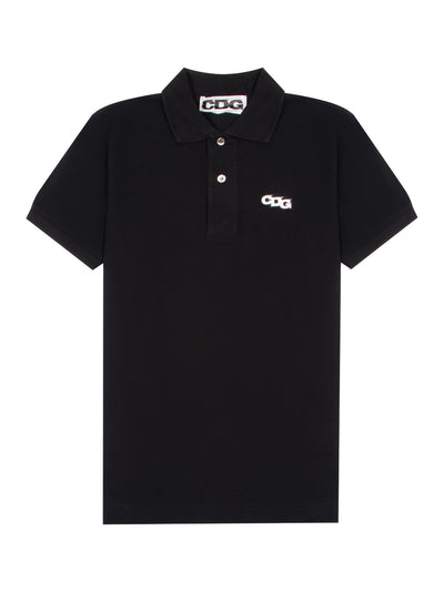 CDG Patch Polo Shirt (Black)