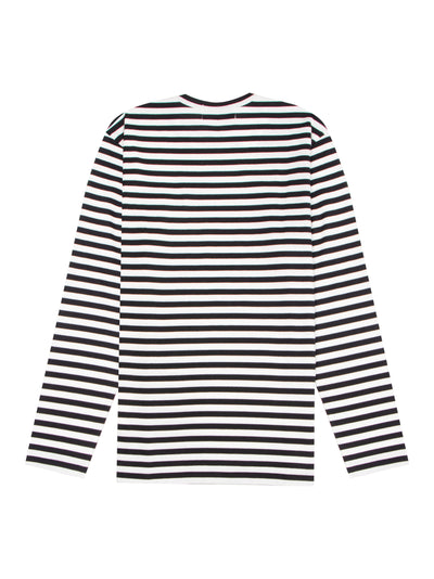 CDG Patch Long Sleeve T-Shirt (Black/White)