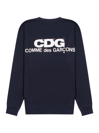 Logo Crew Neck Sweatshirt (Navy)