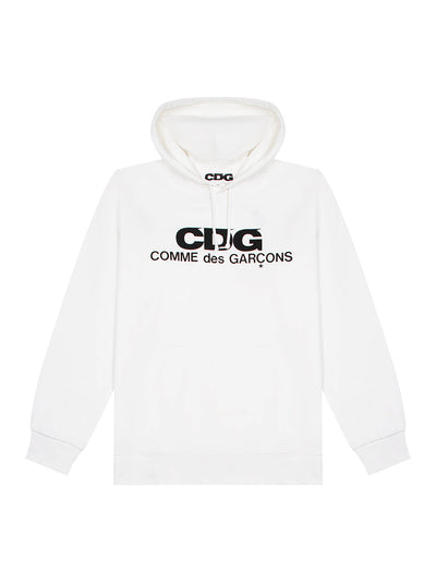 Logo Hooded Sweatshirt (White)