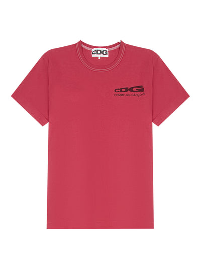 Overdyed Logo T-Shirt (Deep Red)