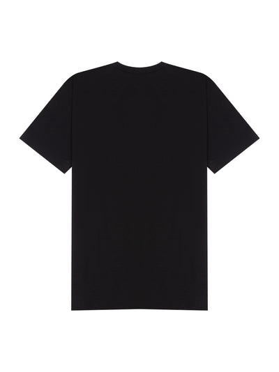 Print T-Shirt Cotton Jersey (Black)