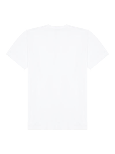 Print T-Shirt Cotton Jersey (White)