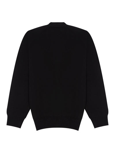 Rib Stitch Cardigan CDG Patch (Black)