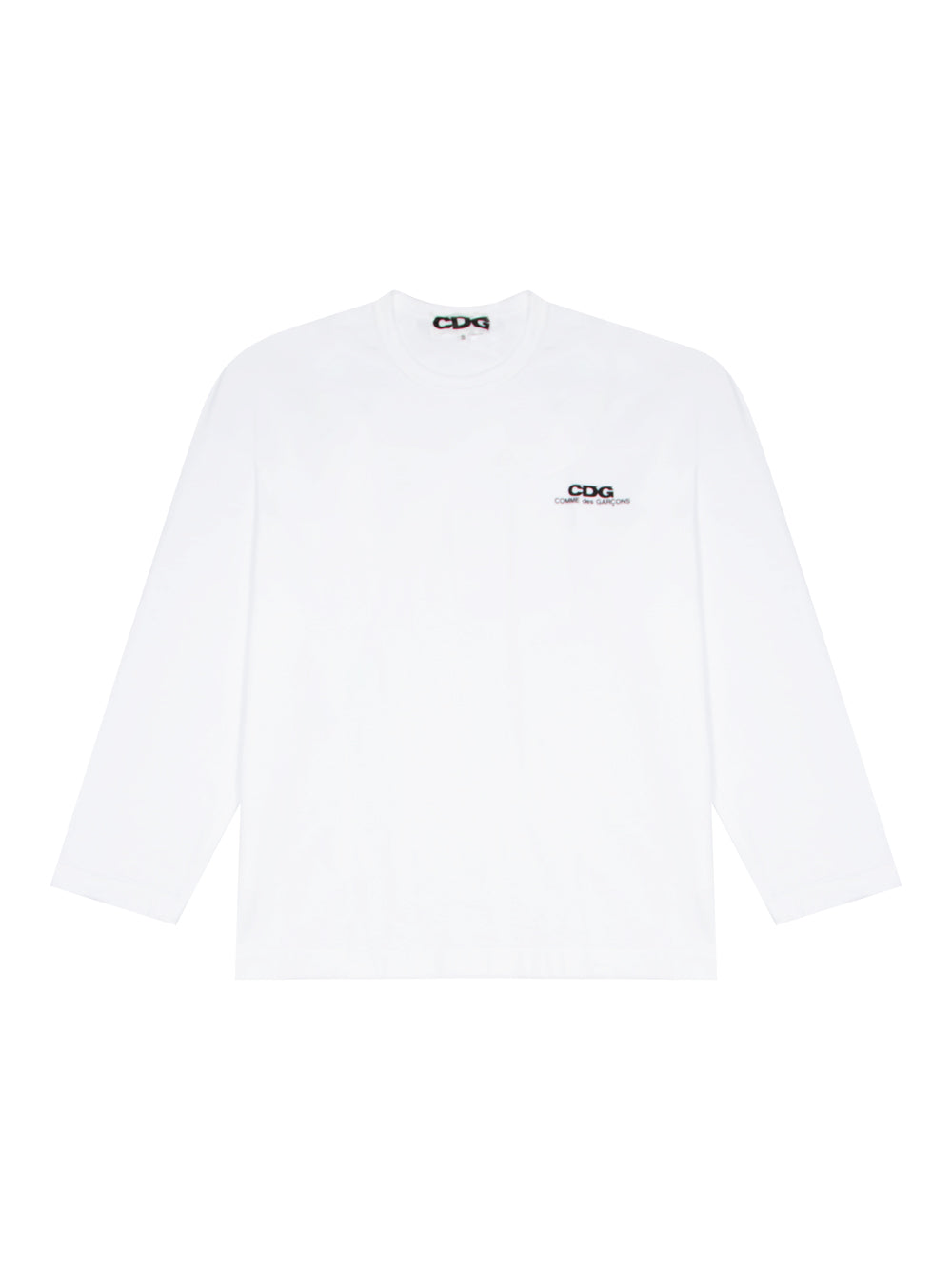 Small Logo Longsleeve T-Shirt (White)