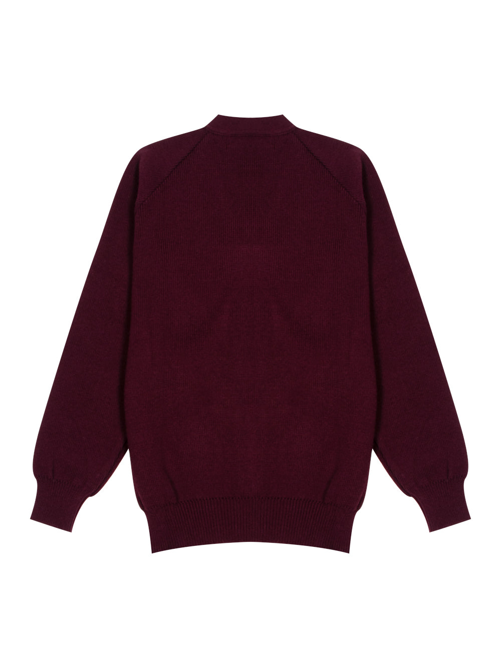 Rib Stitch Cardigan CDG Patch (Maroon)