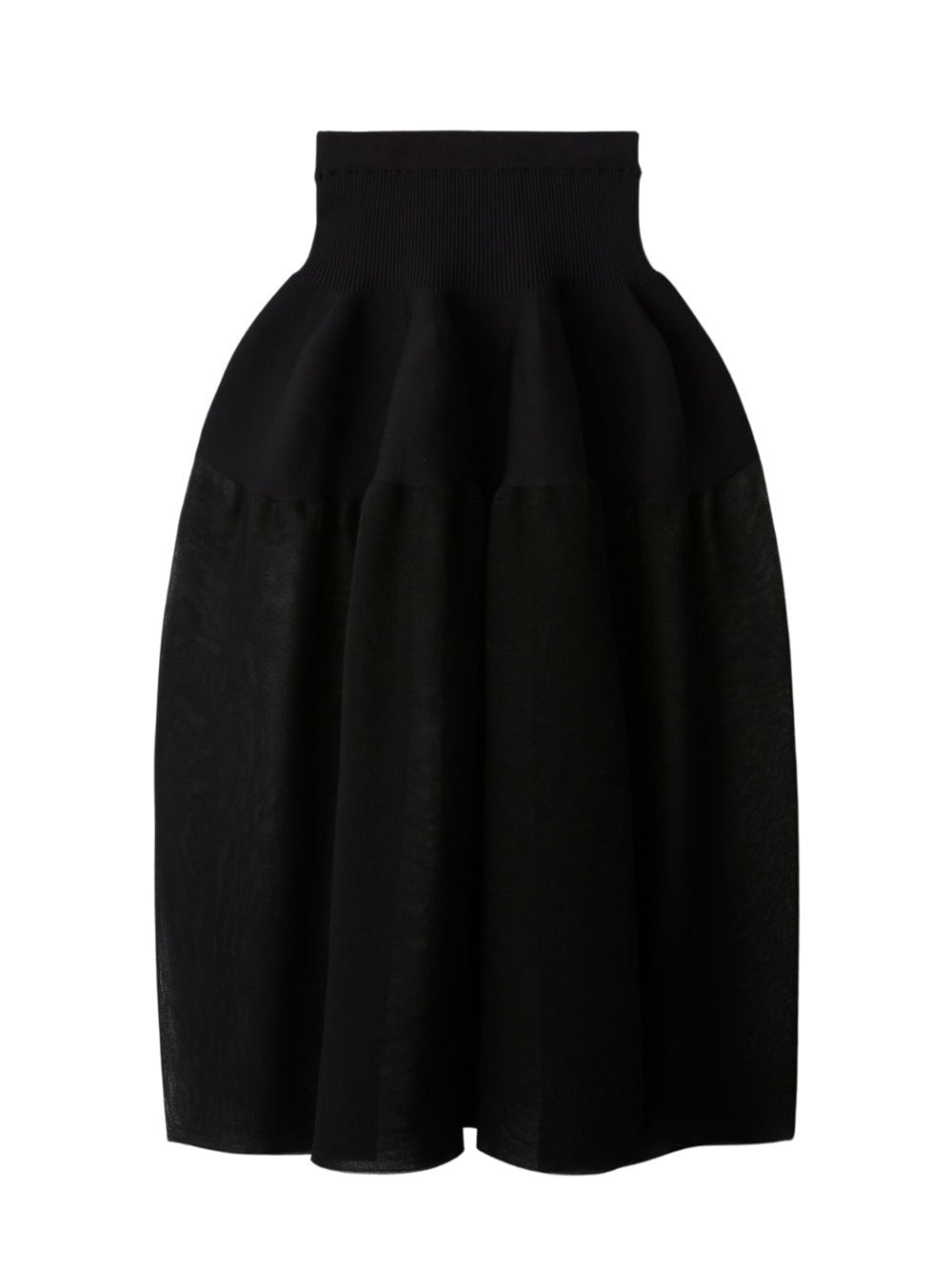 Pottery Lucent Skirt Black