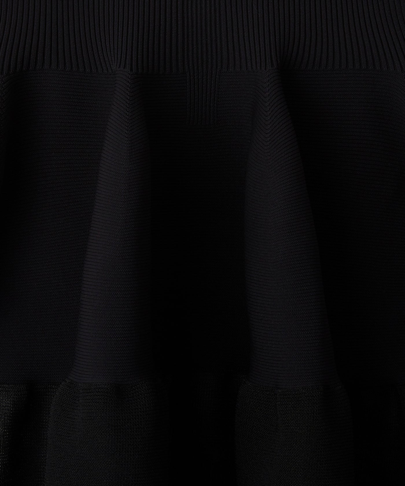 Pottery Lucent Skirt Black