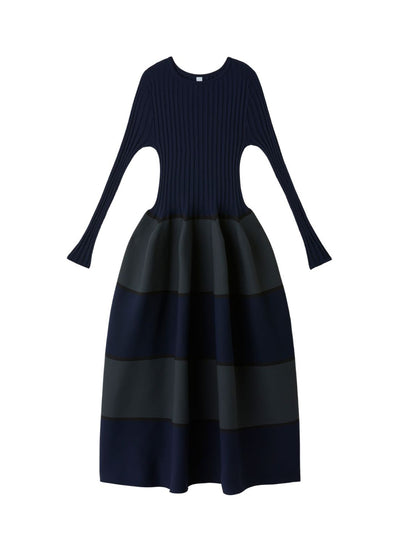 Dress Navy Multi