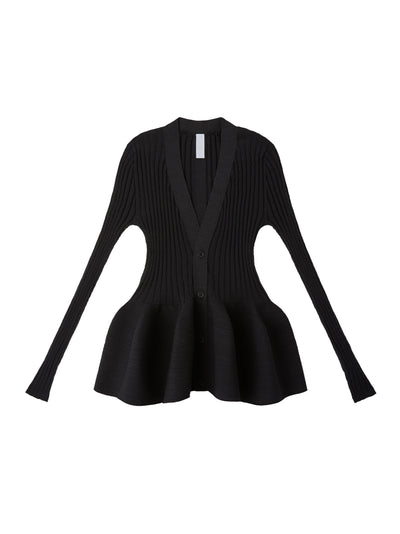 Pottery Glitter Cardigan (Black-Black)