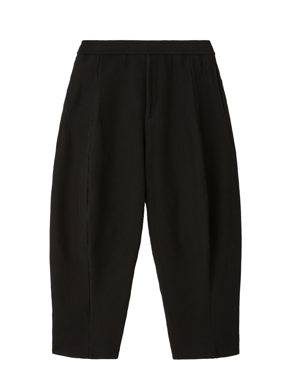 Soft Hypha Curved Pants Black