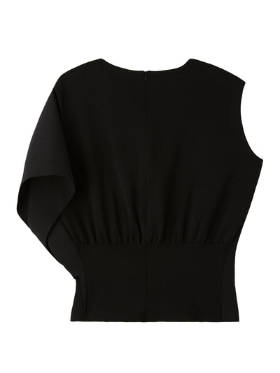 AC Milan Crease Sleeveless Top (Black)