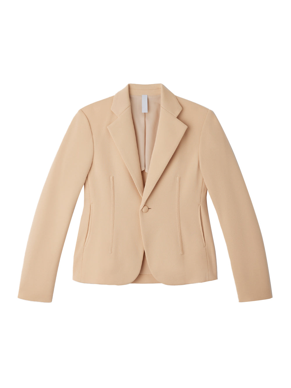 Ac Milan Rib Tailored Jacket Bisque Beige