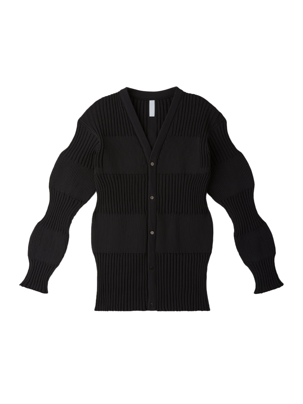 Fluted Cardigan (Black)