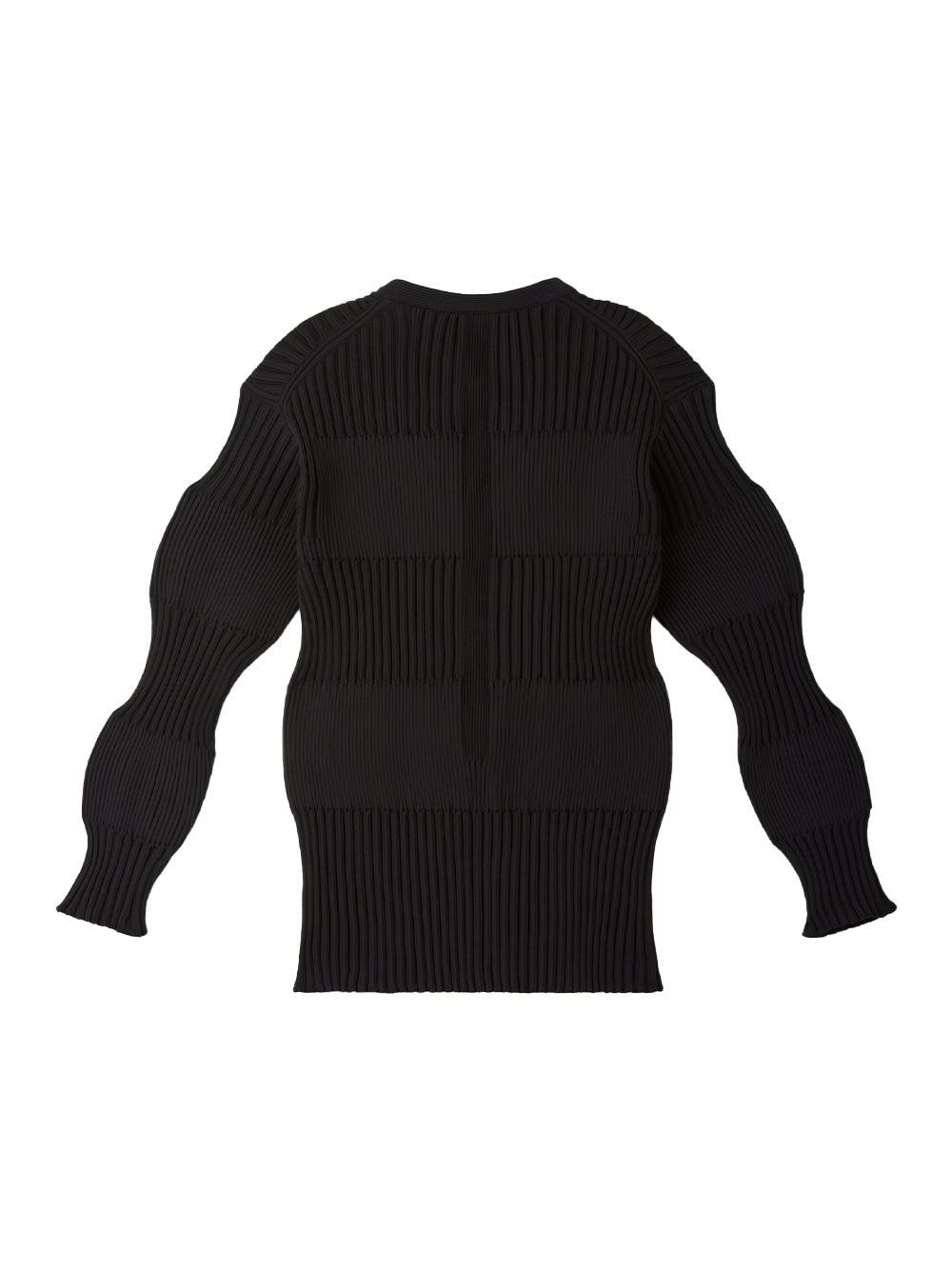 Fluted Cardigan (Black)