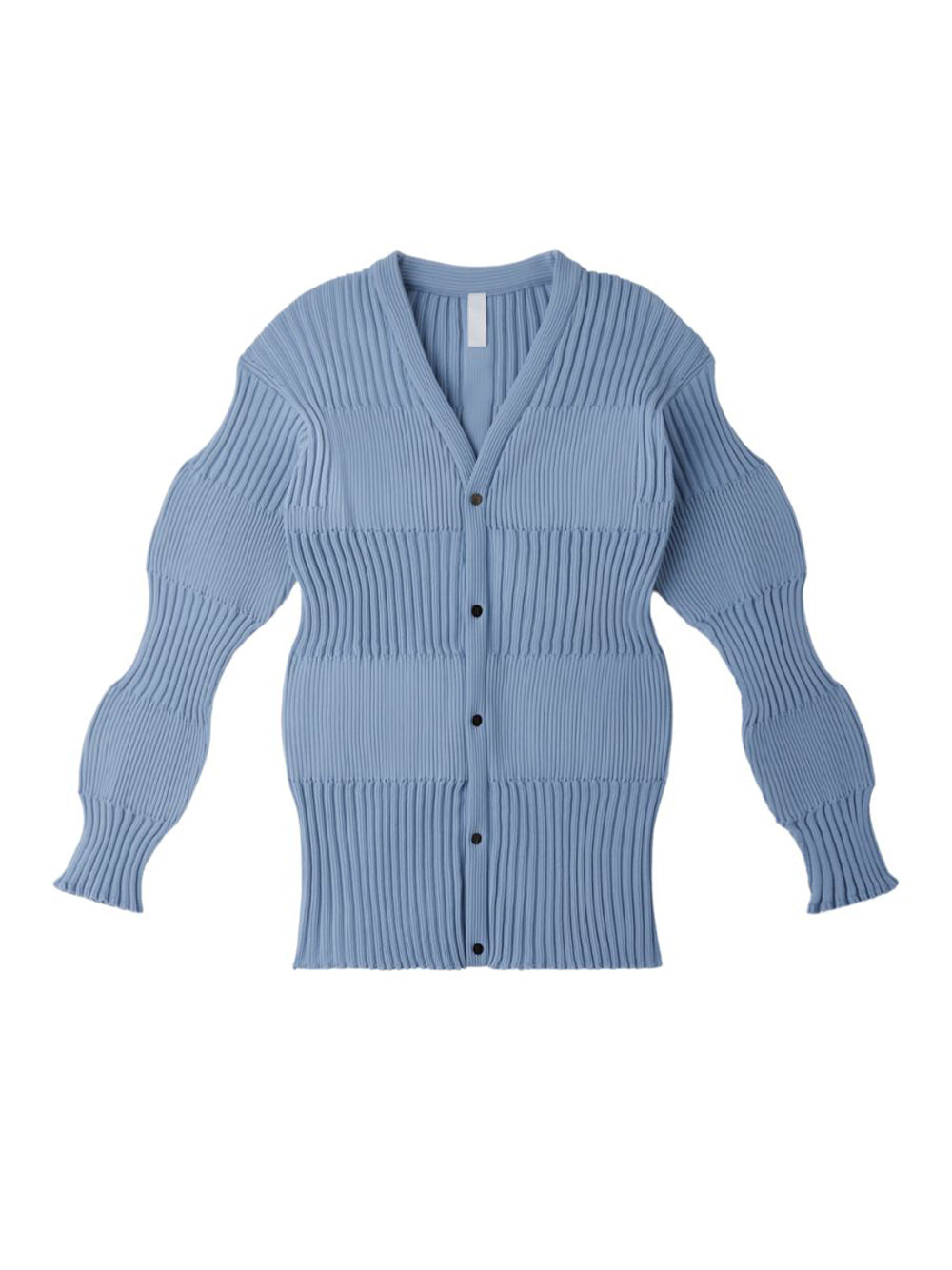 Fluted Cardigan (Robin Egg Blue)