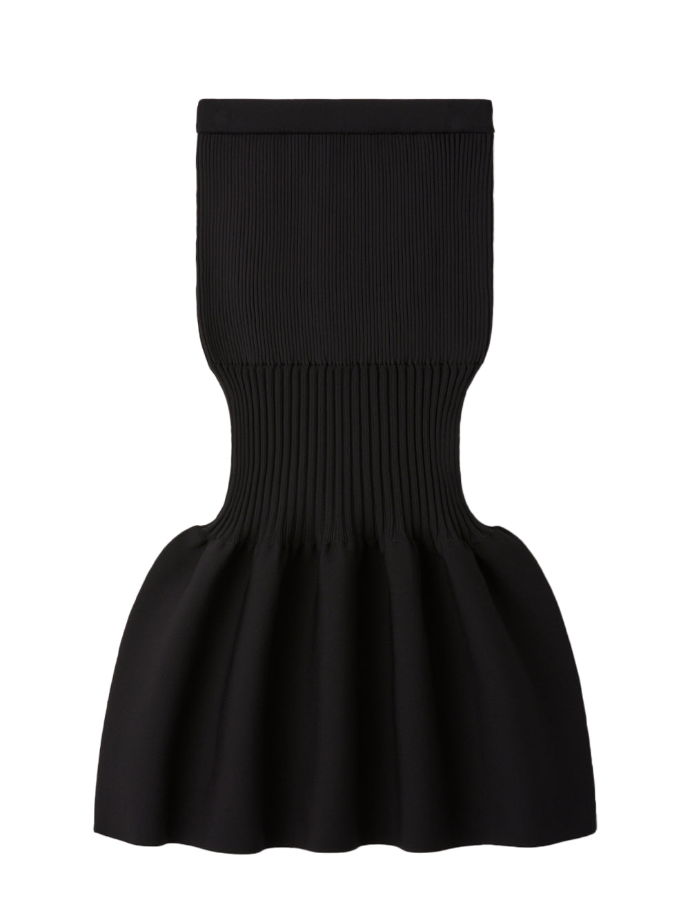 Fluted Mermaid Skirt (Black)