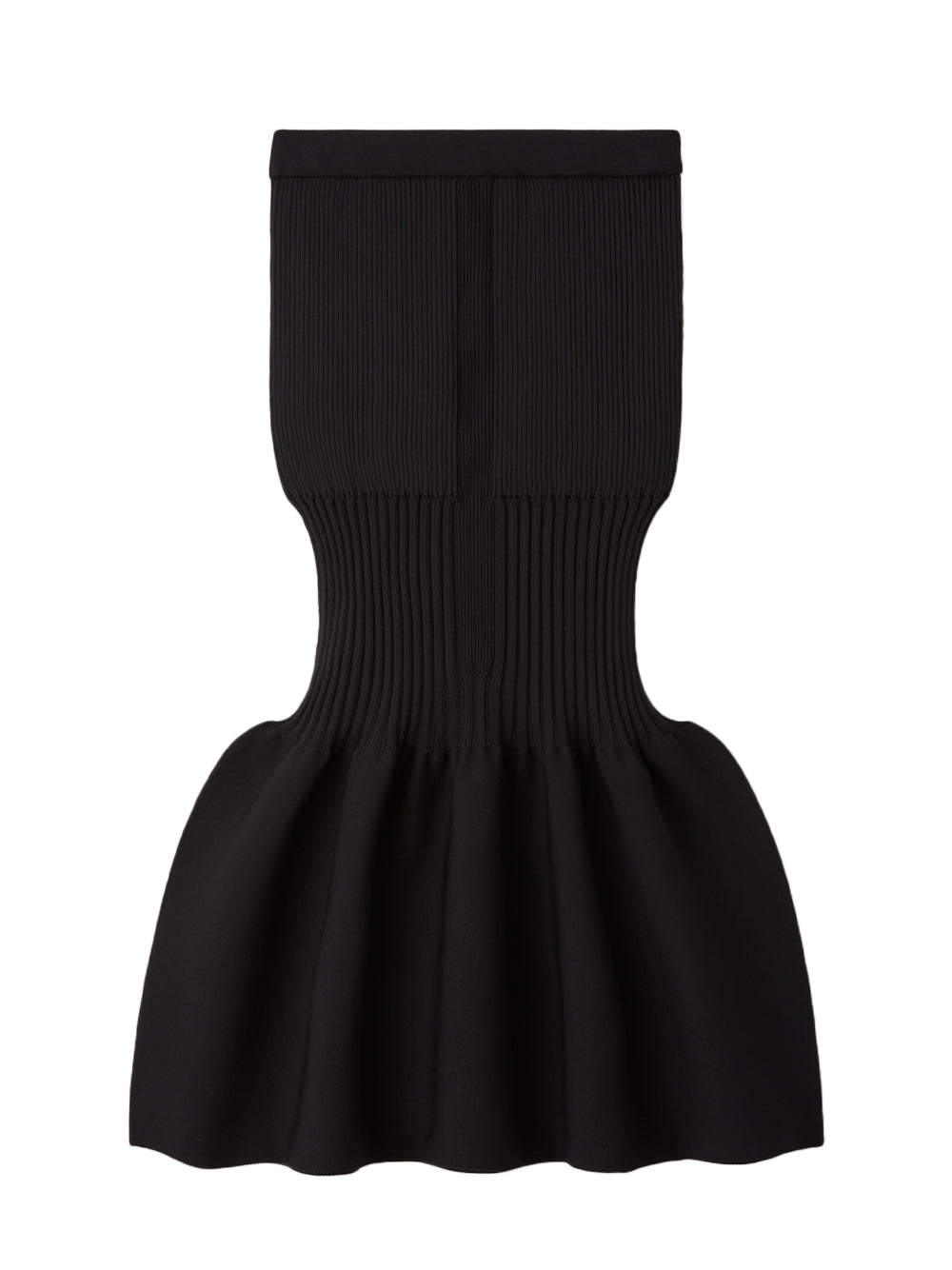 Fluted Mermaid Skirt (Black)