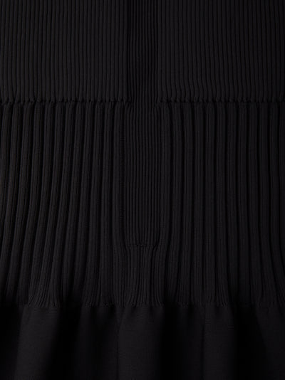 Fluted Mermaid Skirt (Black)