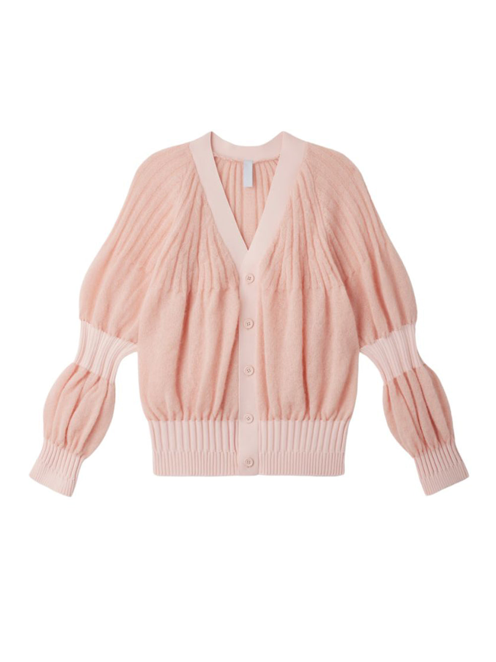 Fluted Mohair Top (Egg Shell Pink)