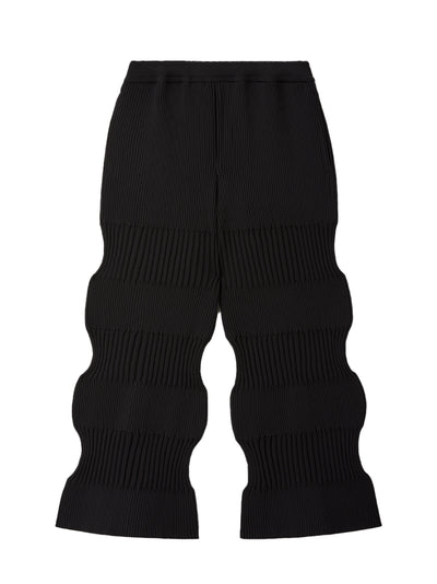 Fluted Pants (Black)